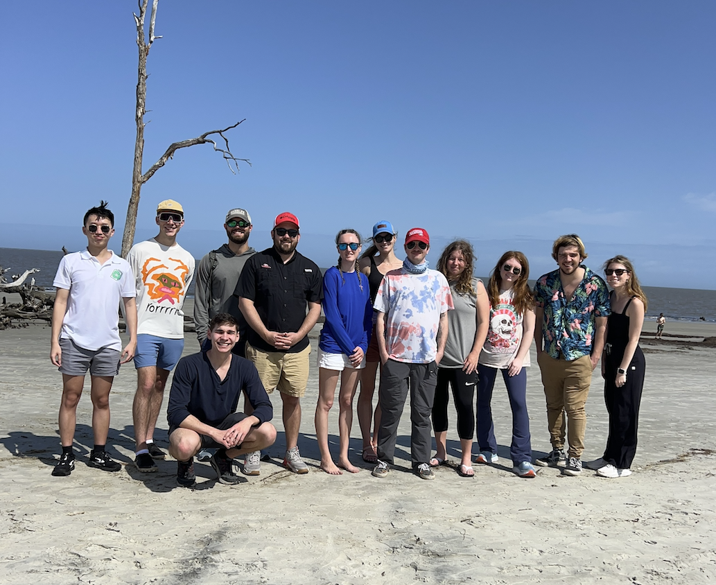 Graduate students visit Jekyll Island to learn about coastal infrastructure